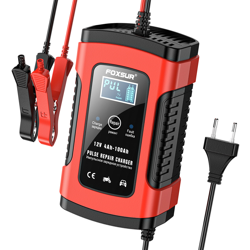 Redresor Auto și Moto 12V 5A, Inteligent cu Funcție de Reparare prin Pulsuri, Lead-Acid [4]