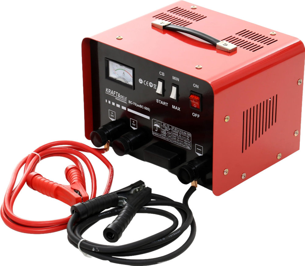 Redresor Profesional 12V/24V cu Funcție de Pornire 180A, pentru Baterii 20-500Ah, Ampermetru Integrat [2]