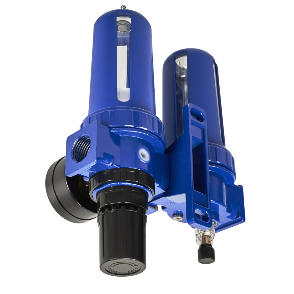 Reductor de Presiune Pneumatic 1/2", Filtru Separator de Apă și Lubrifiant, Manometru 10 Bar, Debit 1000 l/min [4]