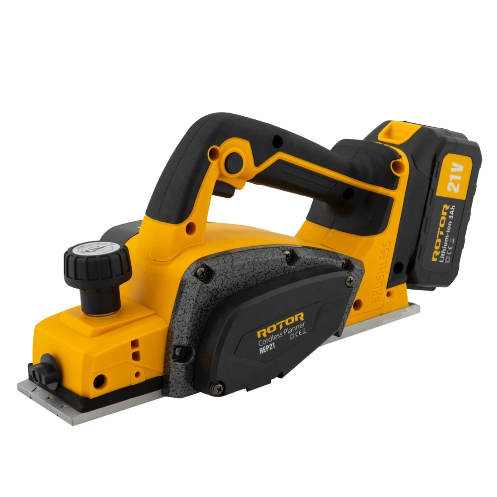 Rindea pe acumulator 21V 3Ah, 500 W, Brushless, 16000 rpm, lățime 82 mm, REP21 [2]