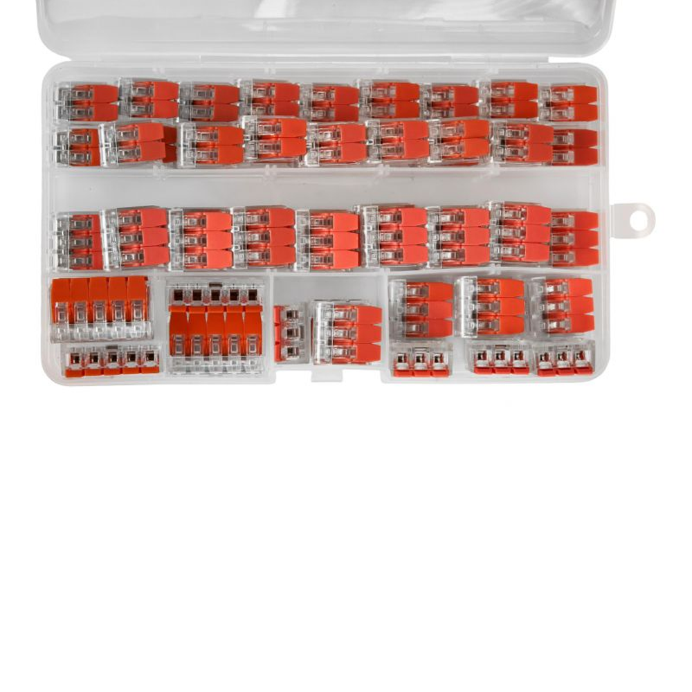 Set conectori rapizi pentru fire, 55 buc., 2/3/5 căi, 0,14–4,0 mm², KD11292 [3]
