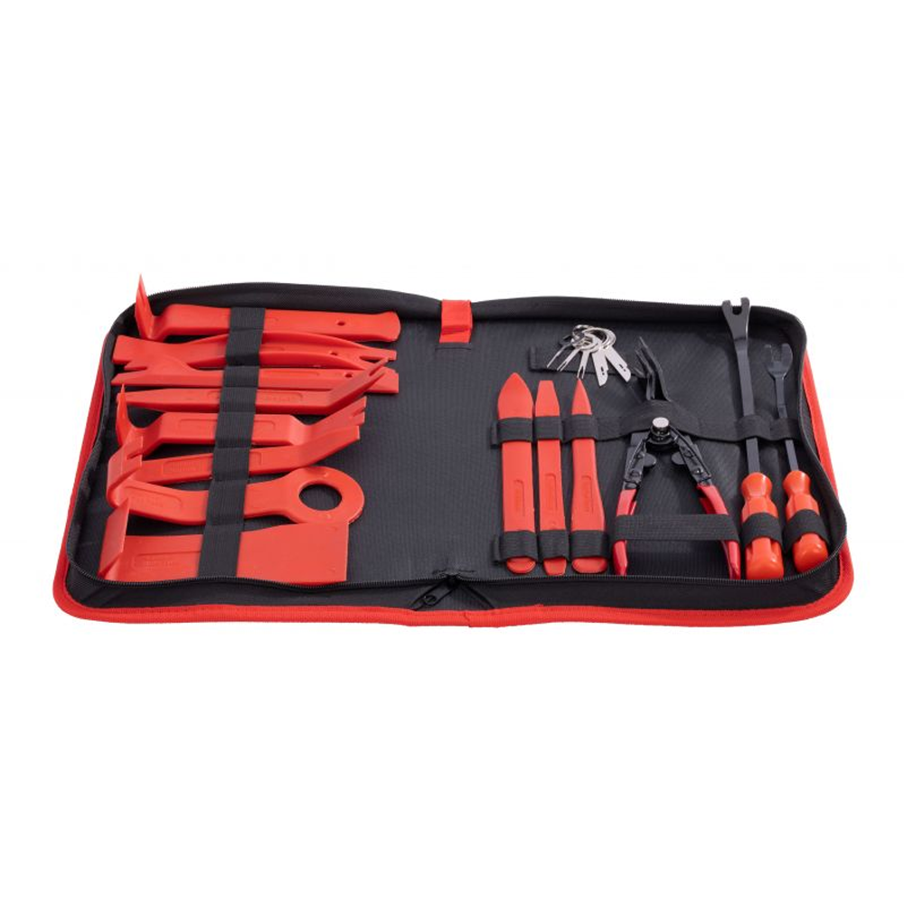 Set extractoare pentru tapițerie auto, 19 piese, nailon întărit, KD1135 [2]