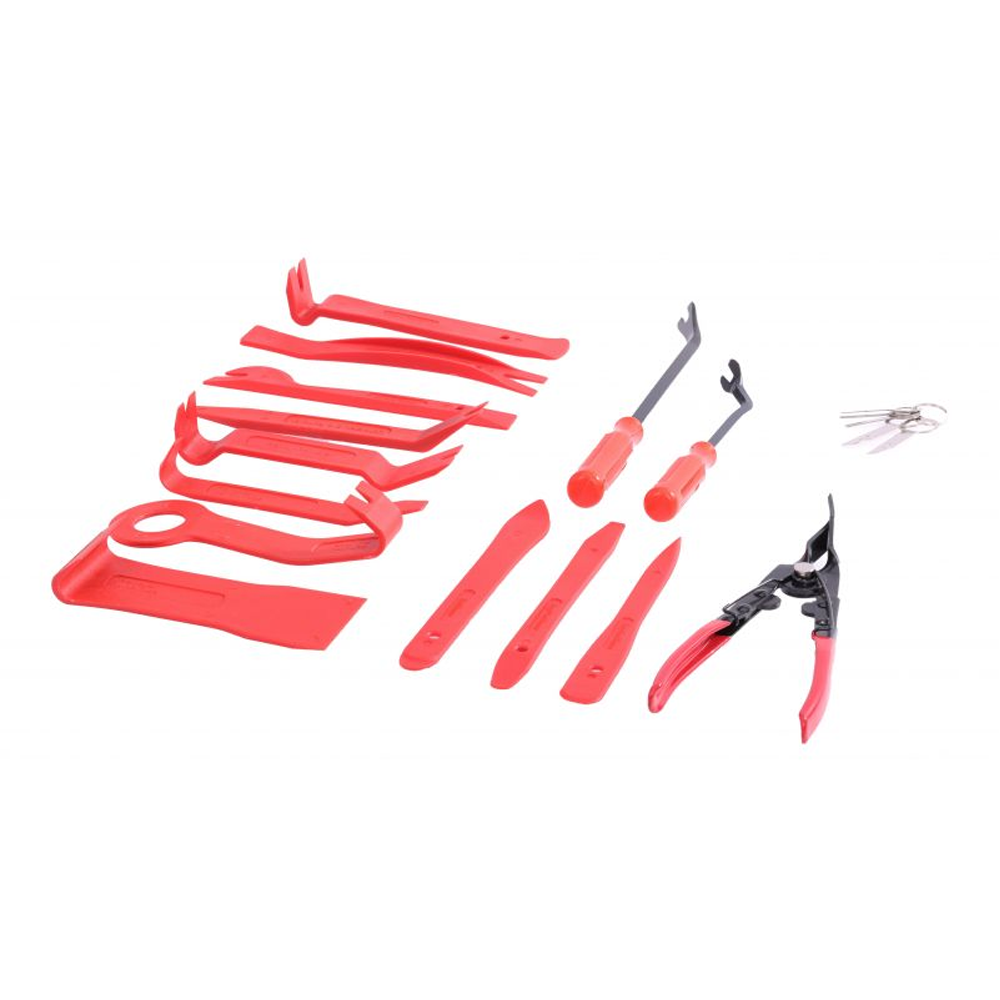 Set extractoare pentru tapițerie auto, 19 piese, nailon întărit, KD1135 [3]