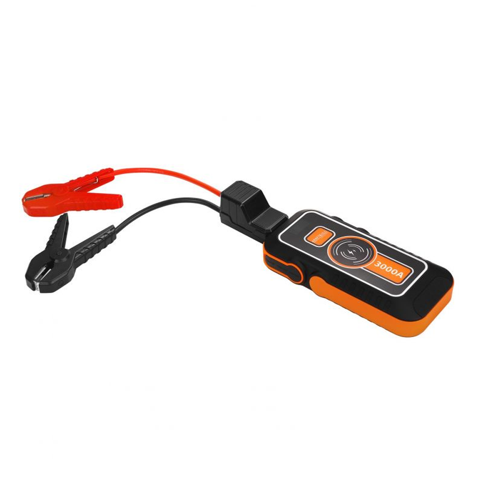 Starter auto + baterie externă 16000 mAh, 800 A pornire, 3000 A maxim, 12 V, Qi 15 W, KD5493 [3]