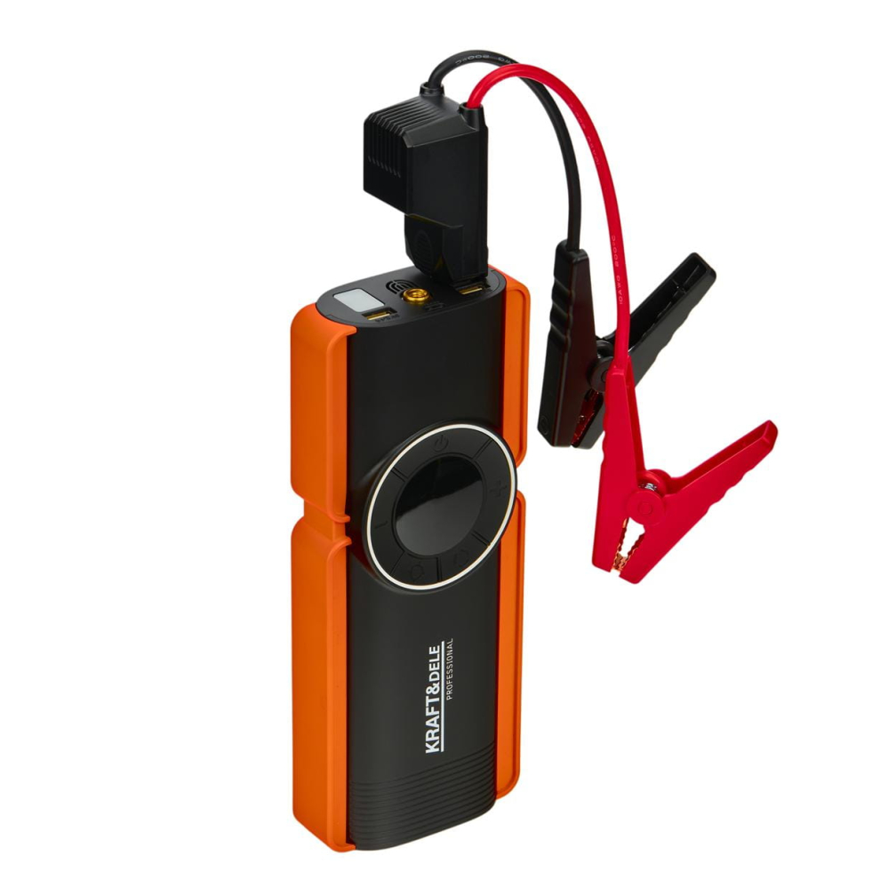 Starter Auto Multifuncțional 1200A, 10000mAh, cu Compresor Aer, Powerbank și Lanternă LED [5]