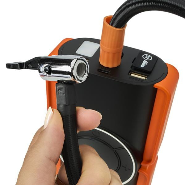 Starter Auto Multifuncțional 1200A, 10000mAh, cu Compresor Aer, Powerbank și Lanternă LED [17]