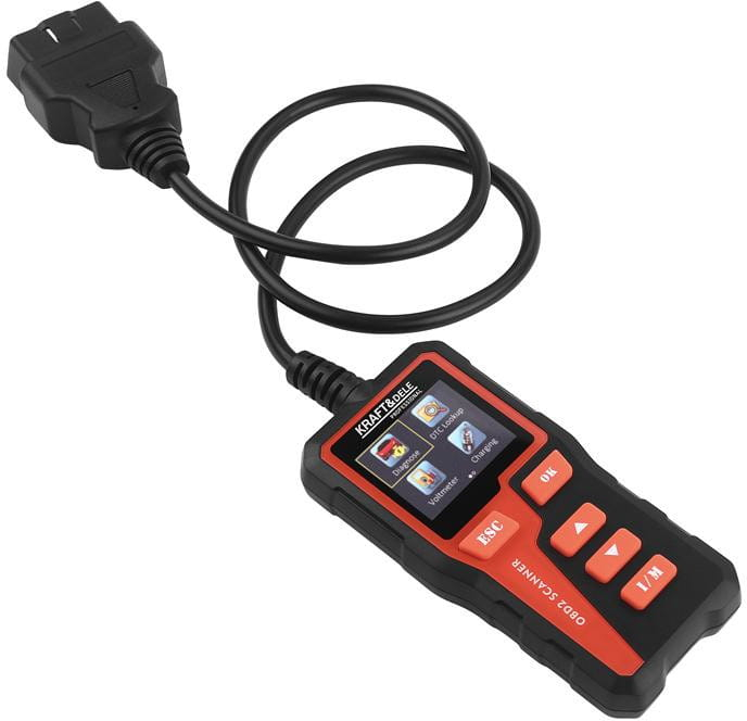Tester de Diagnosticare Auto OBD II/EOBD cu Ecran Color de 2.36 Inci, Cititor și Ștergător Coduri de Eroare Check Engine și Funcție Analiză Baterie [6]