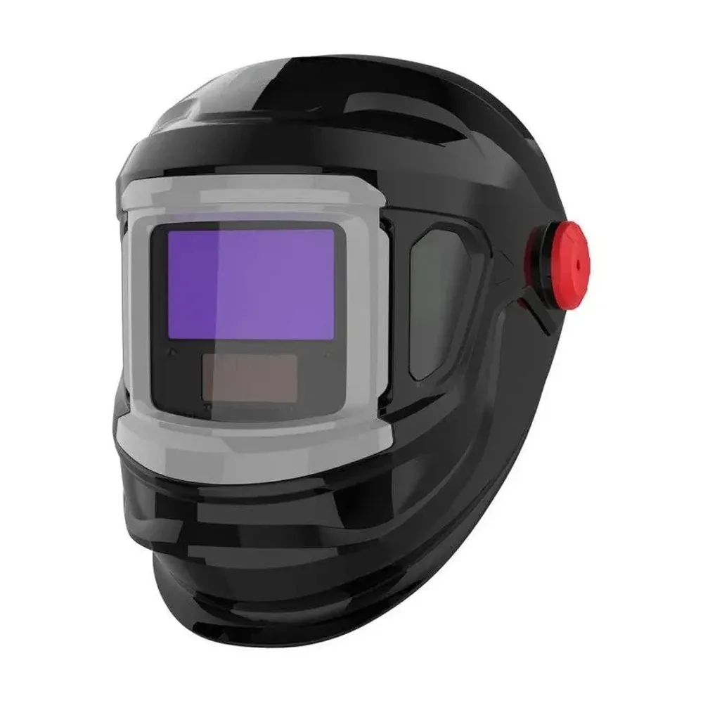 Mască automată de sudură industrială cu 4 senzori, True Color, baterie reîncărcabilă și vizieră suplimentară, TITANIUM [3]