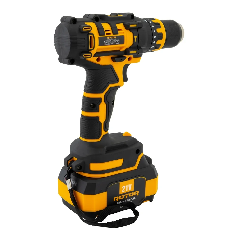 Mașină de găurit și înșurubat cu acumulator 21V, 30 Nm, Brushless, 2 acumulatori 3Ah, RDB21 [7]