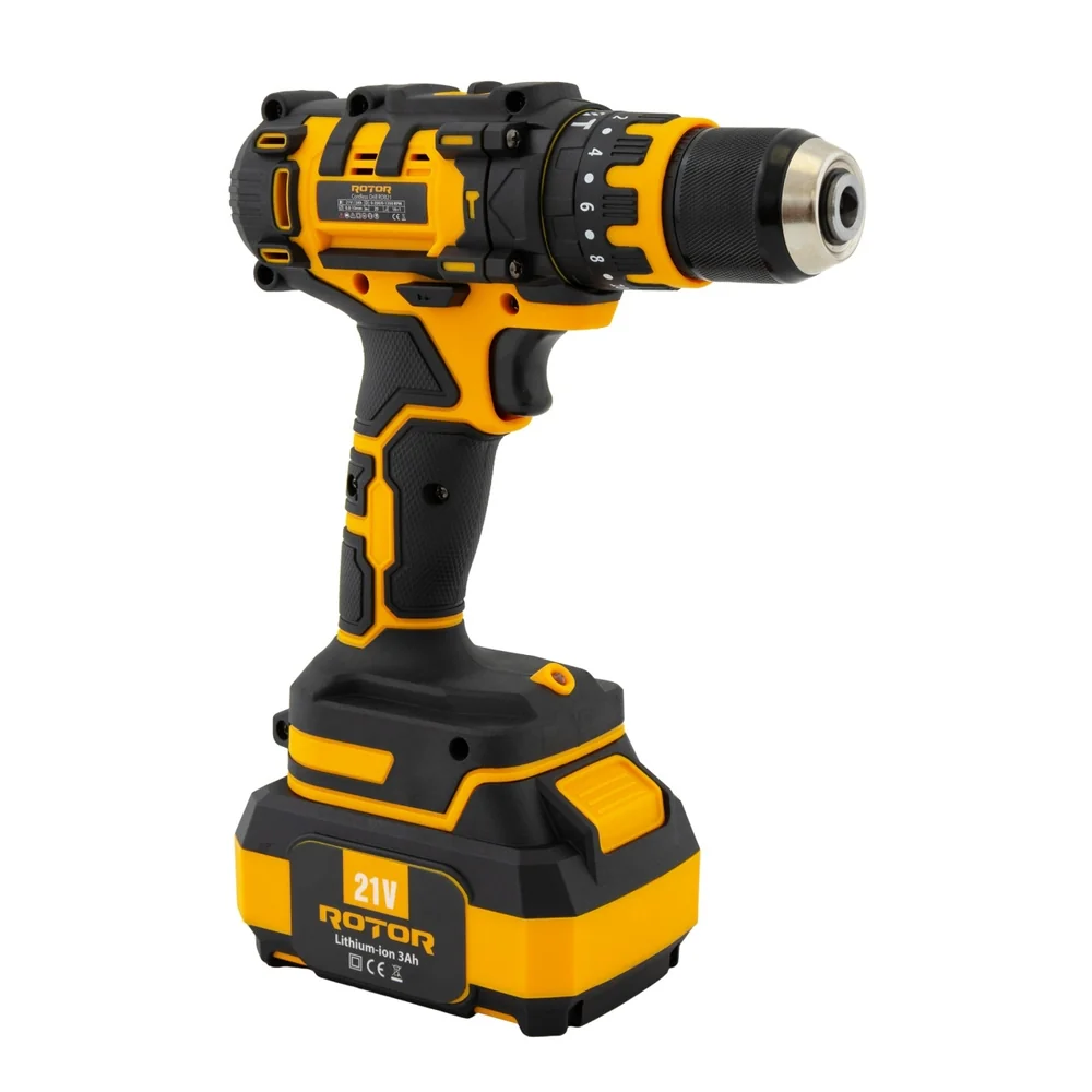 Mașină de găurit și înșurubat cu acumulator 21V, 30 Nm, Brushless, 2 acumulatori 3Ah, RDB21 [6]