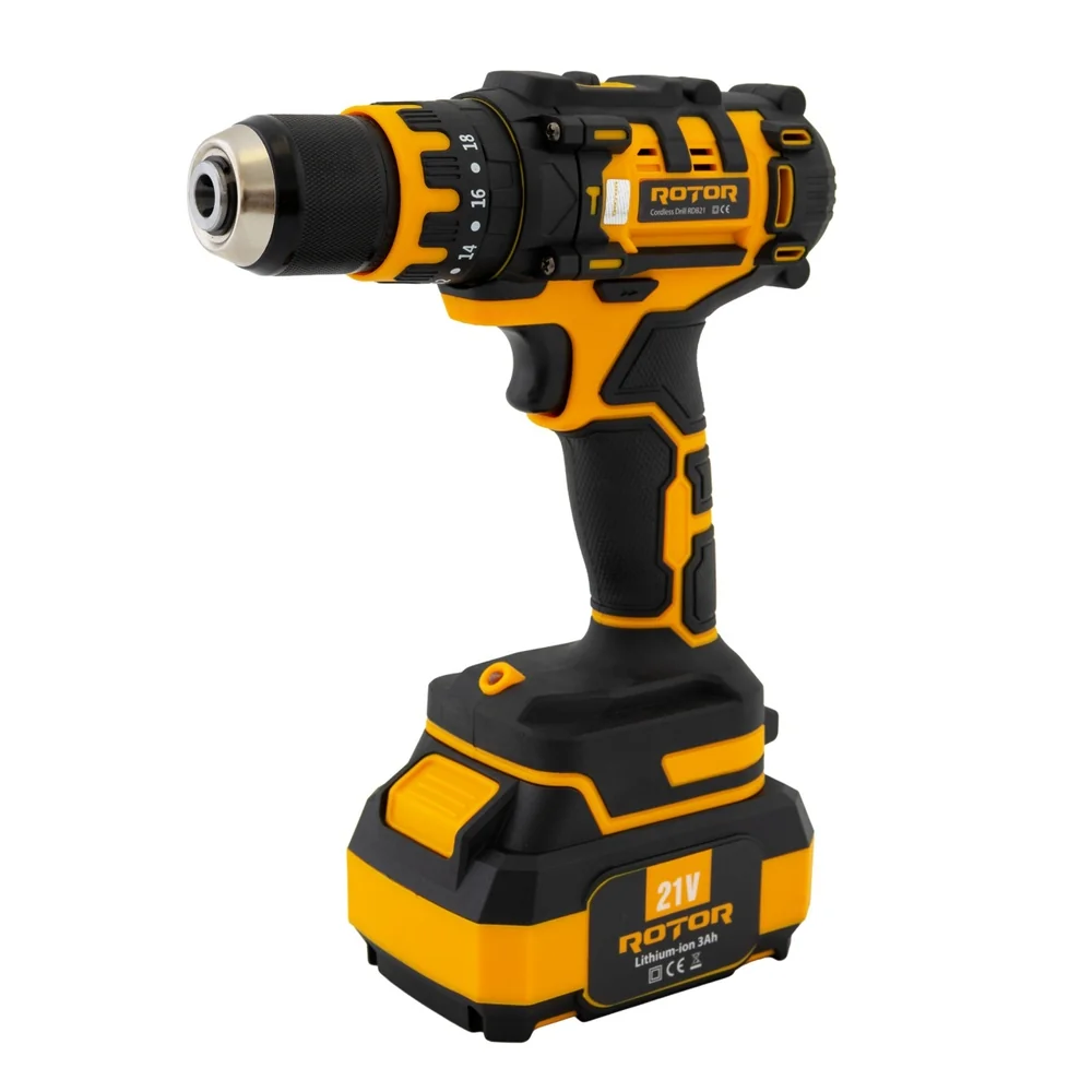 Mașină de găurit și înșurubat cu acumulator 21V, 30 Nm, Brushless, 2 acumulatori 3Ah, RDB21 [3]