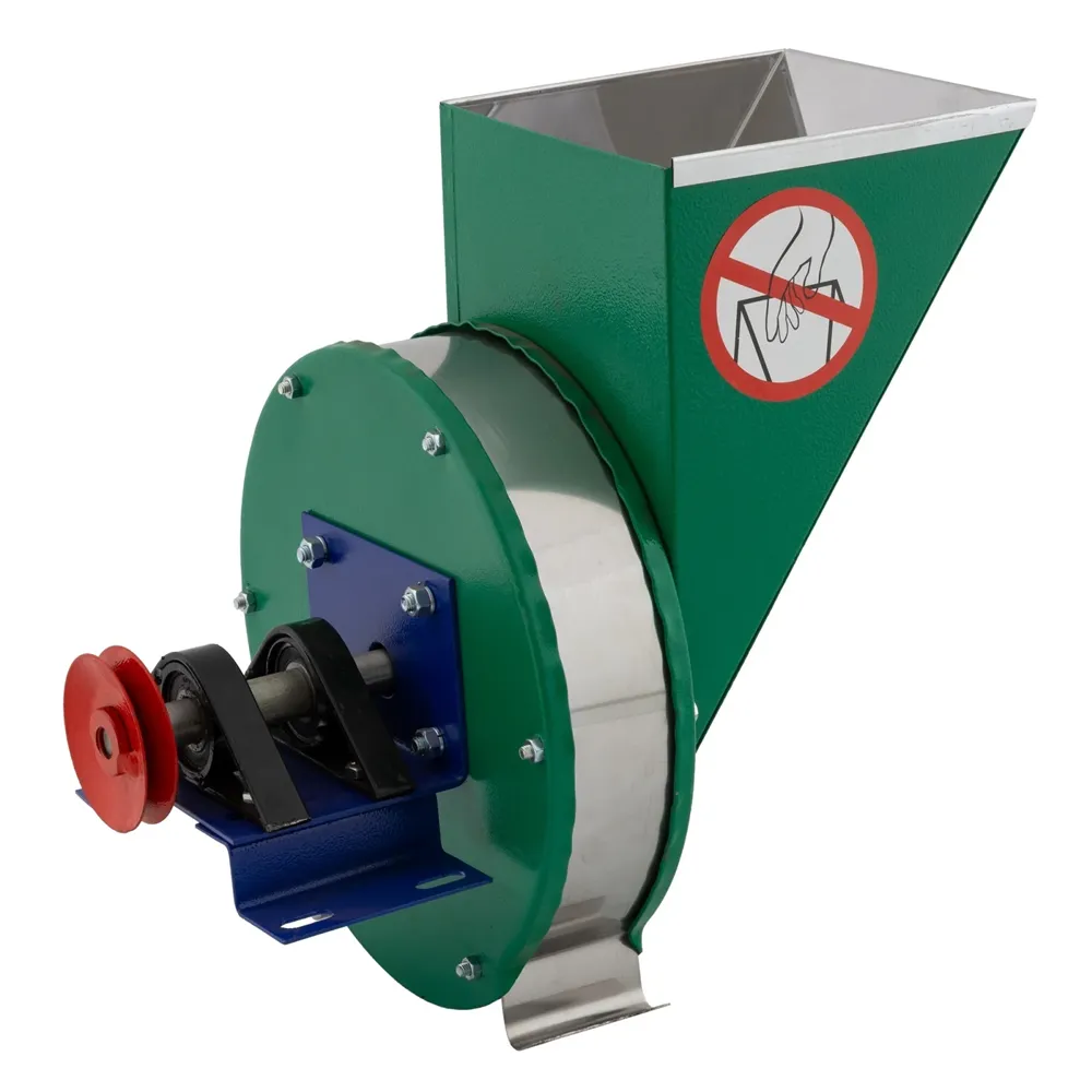 Răzătoare manuală pentru fructe, parțial inox, 200 kg/h, cu fulie pentru motor, VINITA [3]