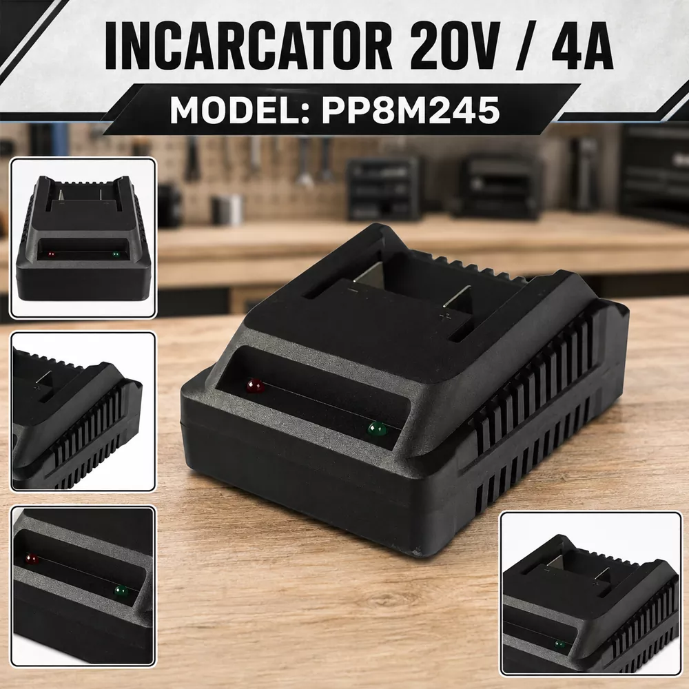 Încărcător 20V 2A pentru acumulatori, alimentare 220V, PP8M245 [1]