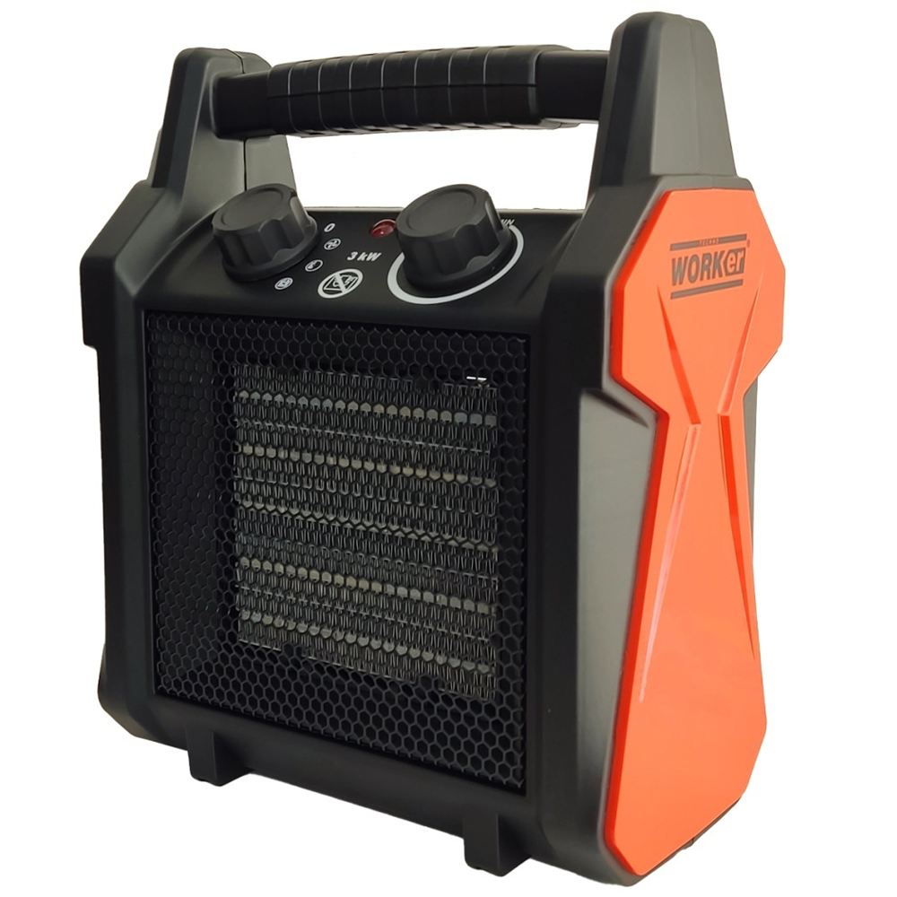 OFERTA ZILEI - Aerotermă electrică 3000 W, 3 trepte de putere, termostat, protecție la supraîncălzire, BGP3000