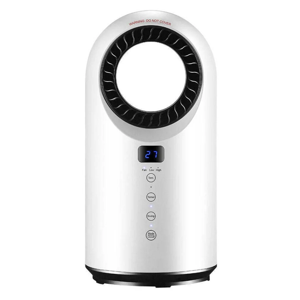 OFERTA ZILEI - Aerotermă electrică PTC 1500 W, 3 trepte, telecomandă, oscilație 60°, temporizator 12 ore, MBHN1903R