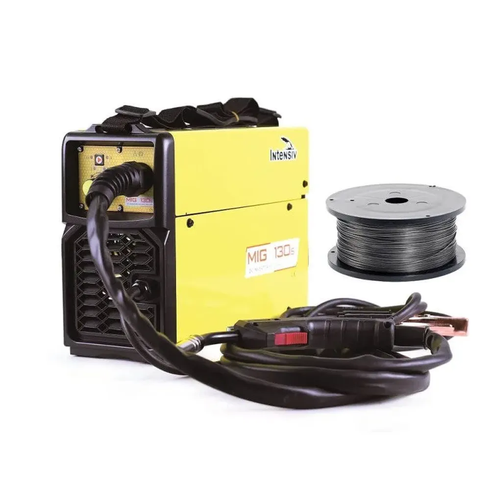 Aparate de sudură MIG/MAG - Aparat de sudură MIG-MAG 120A, control sinergic digital, cu rolă de sârmă FLUX 1 kg, MIG 130s