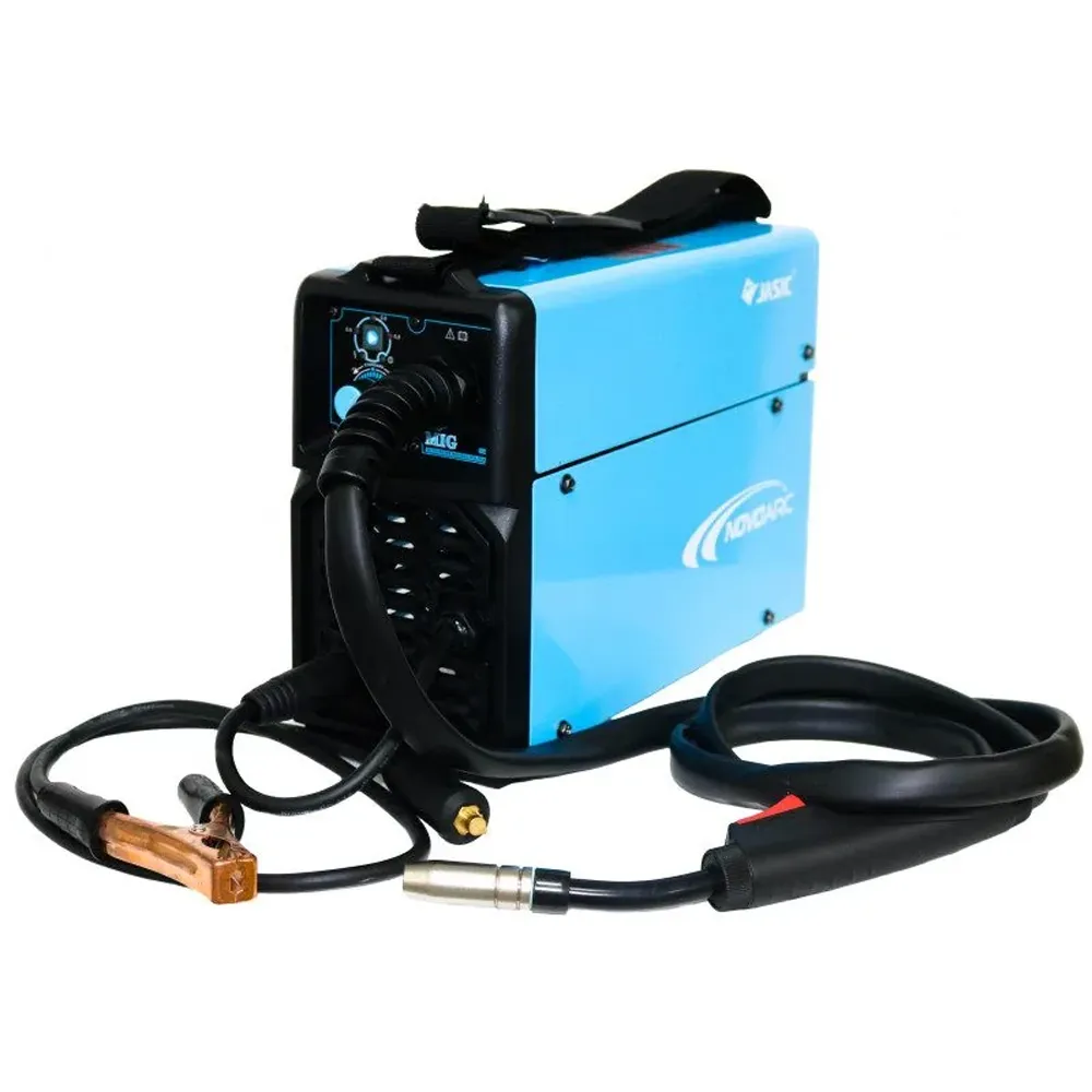 Aparate de sudură MIG/MAG - Aparat de sudură MIG-MAG 120A, control sinergic digital, pentru sudare cu gaz și fără gaz, NOVO MIG 130