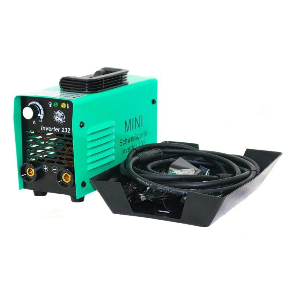 Aparat de sudură MMA 120A, tehnologie IGBT, electrozi 1,6–3,2 mm și alimentare 230 V, MINI Schweissgerat 232 [2]