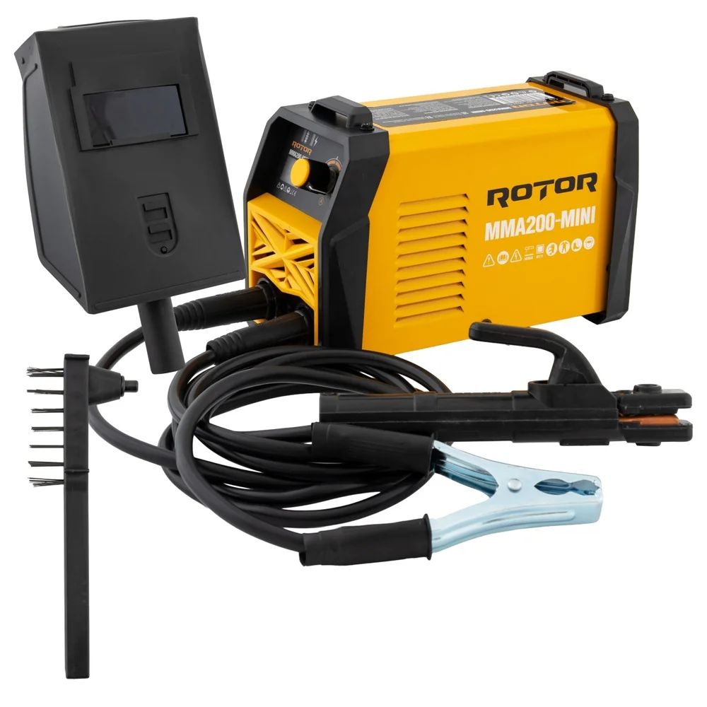 OFERTA ZILEI - Aparat de sudură MMA 200A, display LCD color, electrozi 1,6–4 mm, 220V, MMA200-mini