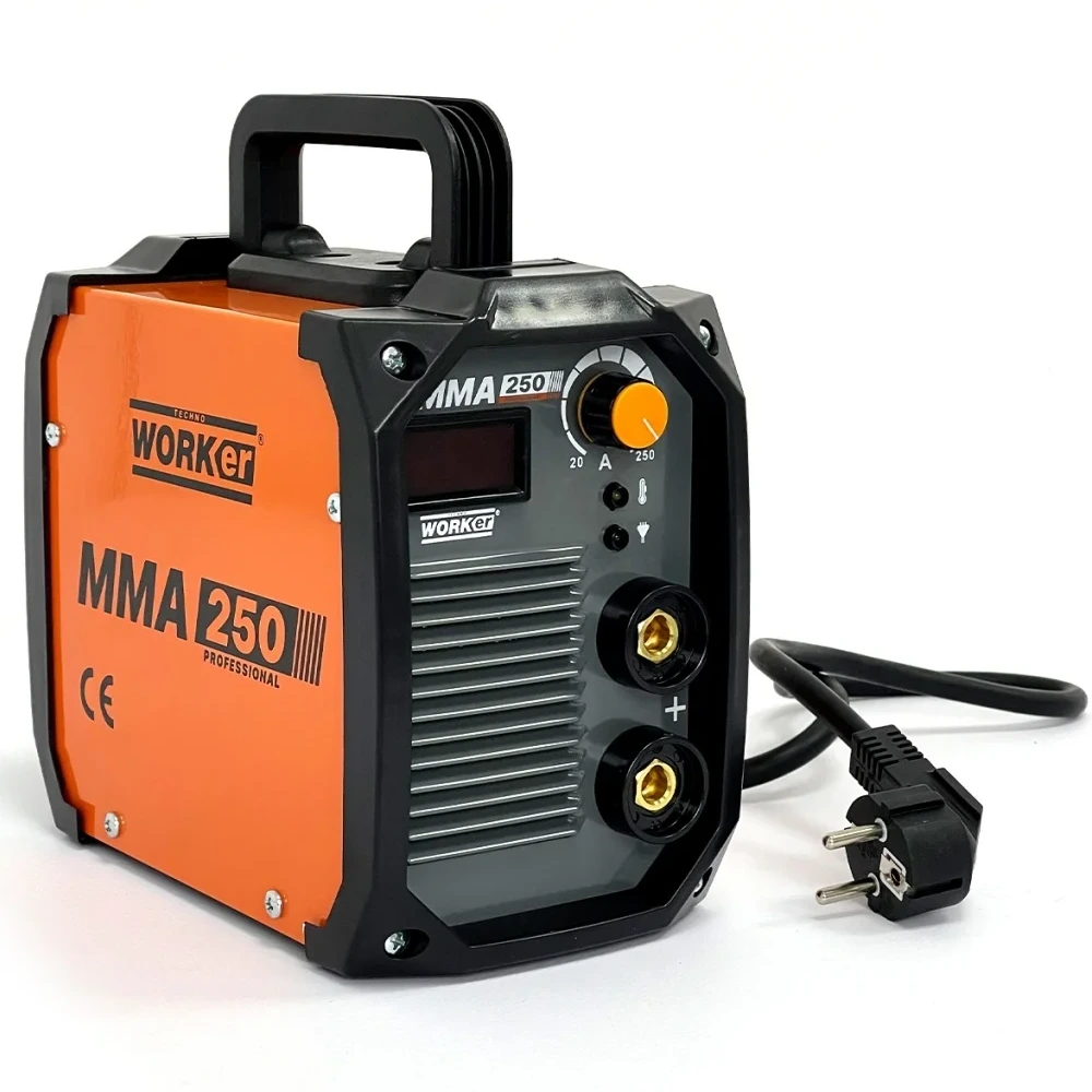 OFERTA ZILEI - Aparat de sudură MMA 250A, 5 kVA, electrozi 1,6–3,2 mm, 220V, MMA250