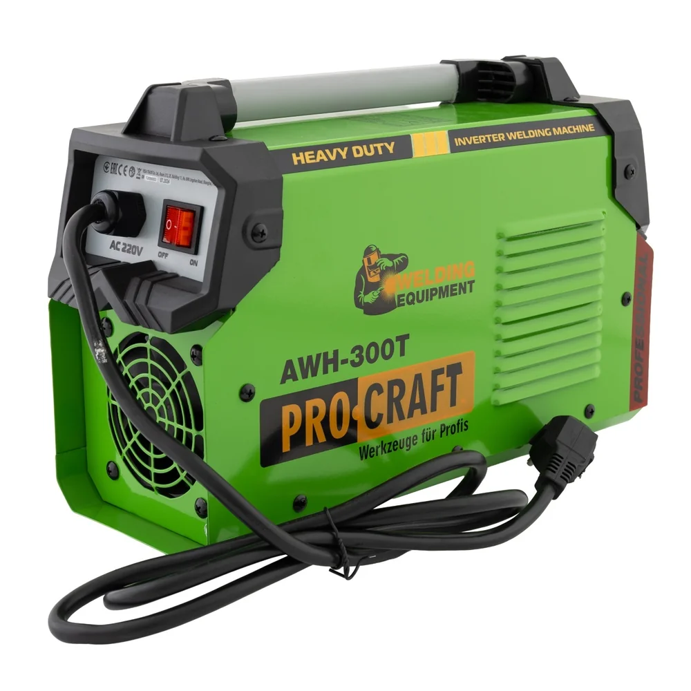 Aparat de sudură MMA 300A, 4500W, display digital, electrozi 1,6–5 mm, 230V, AWH-300T [4]