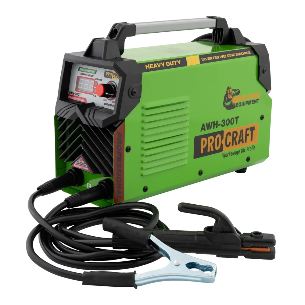 Aparat de sudură MMA 300A, 4500W, display digital, electrozi 1,6–5 mm, 230V, AWH-300T [1]