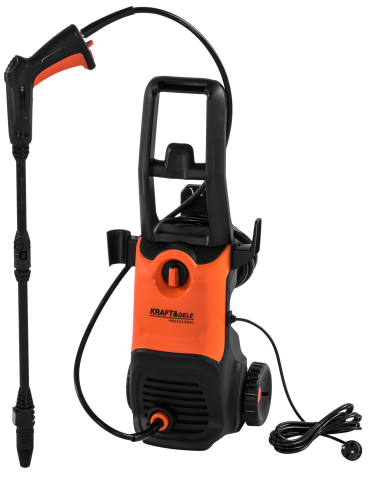 Aparat Profesional de Spălat cu Presiune 2900W, 220 Bar, Debit 8L/min cu Spumant și Accesorii Incluse [2]