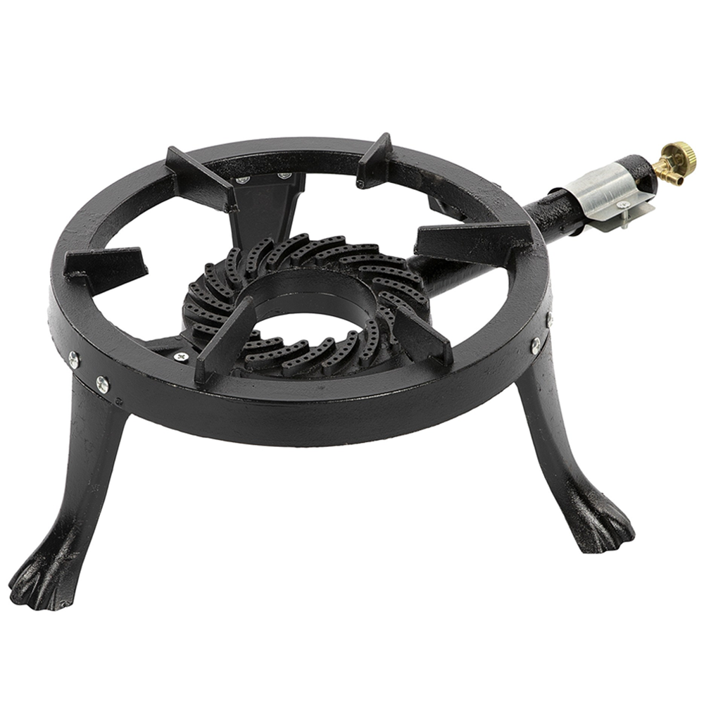 OFERTA ZILEI - Arzător pe gaz / Pirostrie rotundă din fontă, 1 foc, diametru 35 cm, înălțime 19,5 cm, G6-23