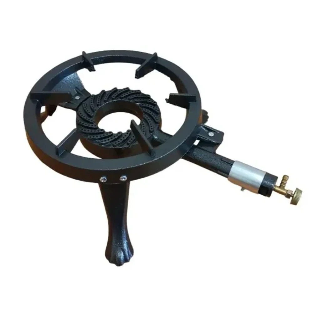 SET: Arzător pe gaz / Pirostrie cu 1 arzător, RM495 + Kit furtun GPL si ceas 2 metri [1]