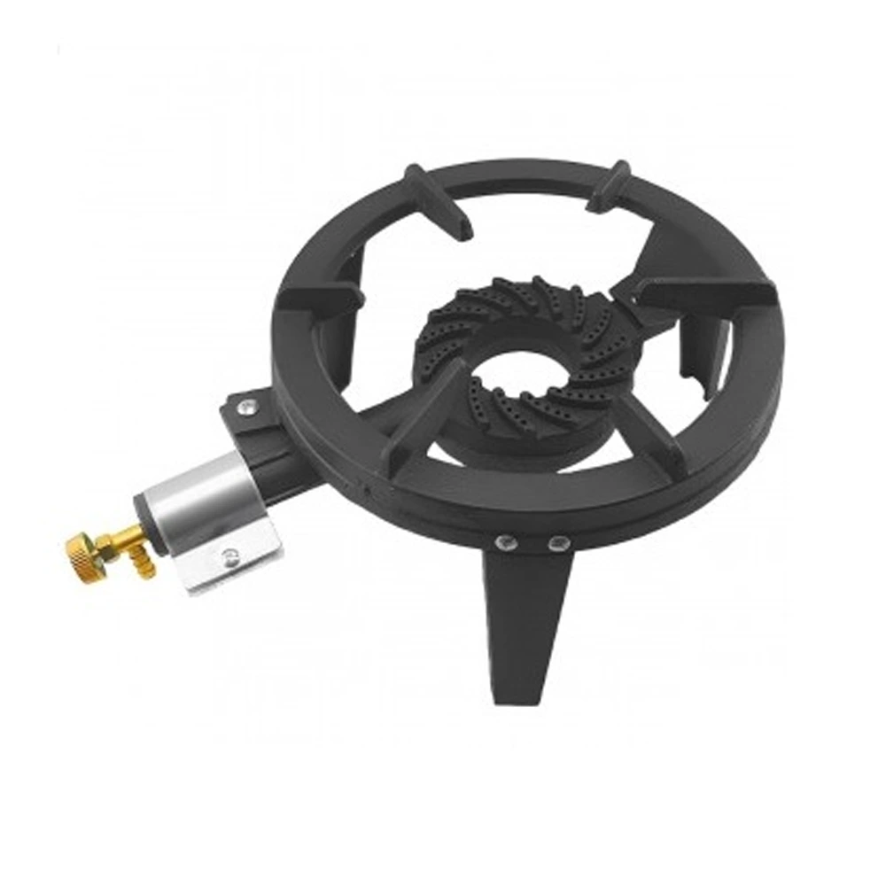 SET: Arzător pe gaz / Pirostrie cu 1 arzător, 3 picioare, RM385 + Kit furtun GPL si ceas 1.5 metri [1]