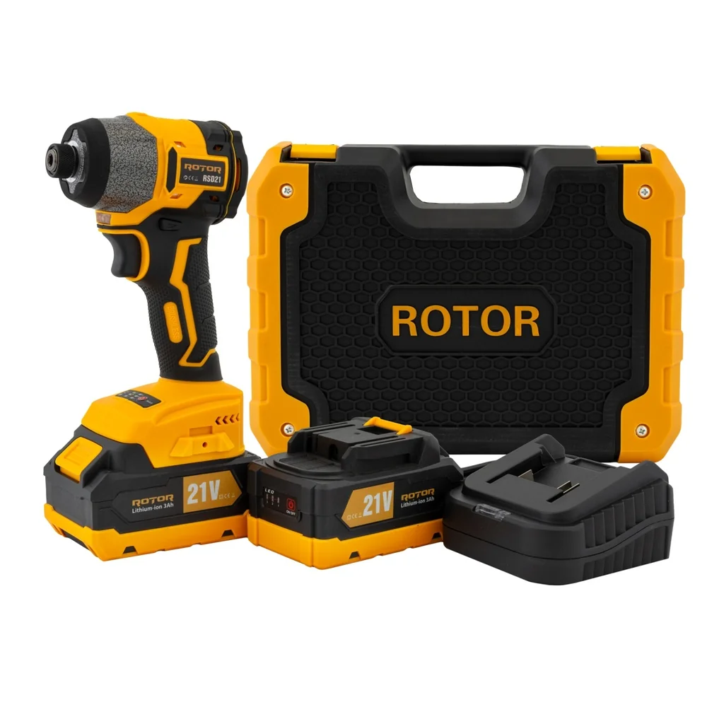 OFERTA ZILEI - Autofiletantă cu impact pe acumulator 21V 3Ah, Brushless, 240 Nm, 2 acumulatori, RSD21