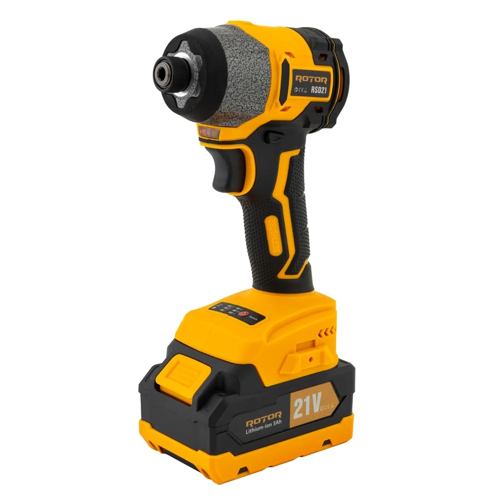 Autofiletantă cu impact pe acumulator 21V 3Ah, Brushless, 240 Nm, 2 acumulatori, RSD21 [1]
