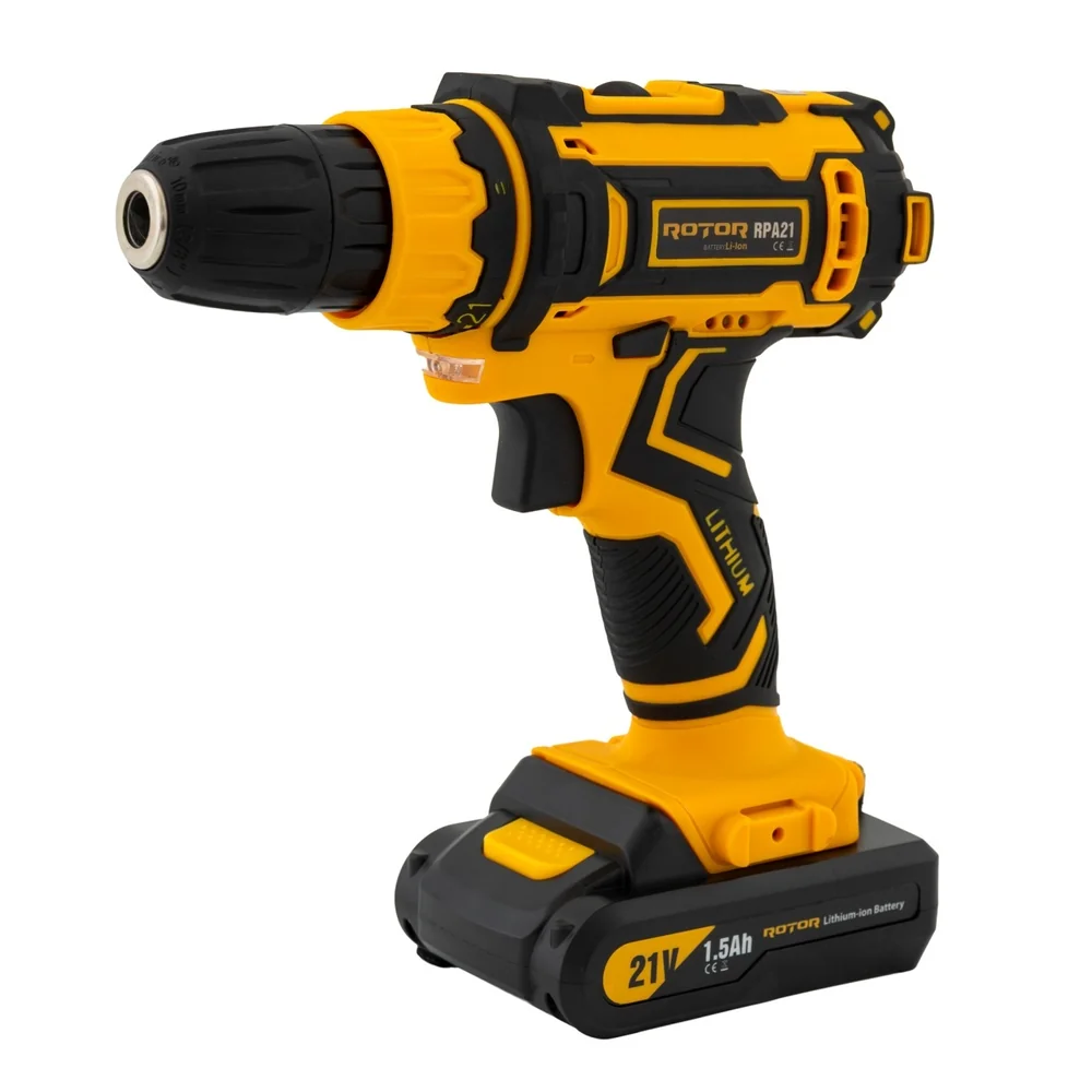 Autofiletantă cu 2 acumulatori, 21V, 1.5 Ah, 30 Nm, 2 viteze, mandrină 10 mm, RPA21 [4]