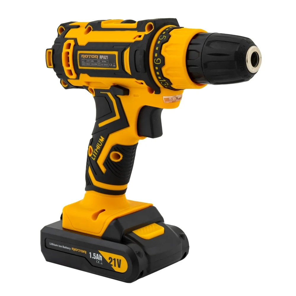 Autofiletantă cu 2 acumulatori, 21V, 1.5 Ah, 30 Nm, 2 viteze, mandrină 10 mm, RPA21 [2]