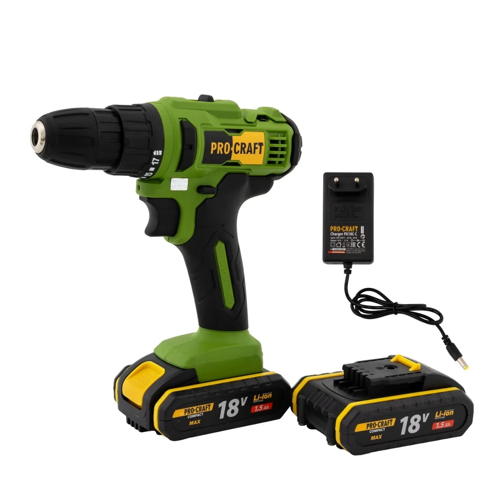 OFERTA ZILEI - Autofiletantă compactă pe acumulator 18V 1,5Ah, 20 Nm, mandrină 10 mm, 2 acumulatori, PA18C