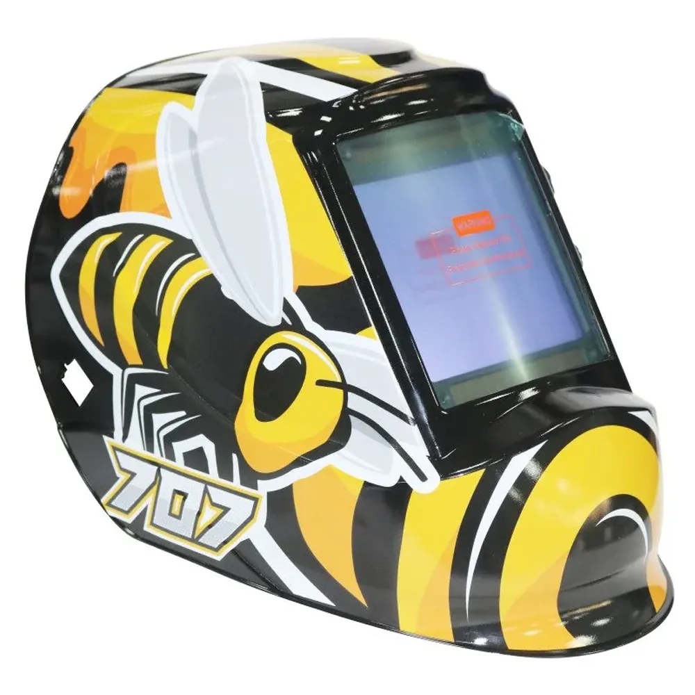 Mască automată de sudură cu 4 senzori, vizor 100 × 93 mm și reglaj DIN 9–13, BUMBLE-BEE [1]