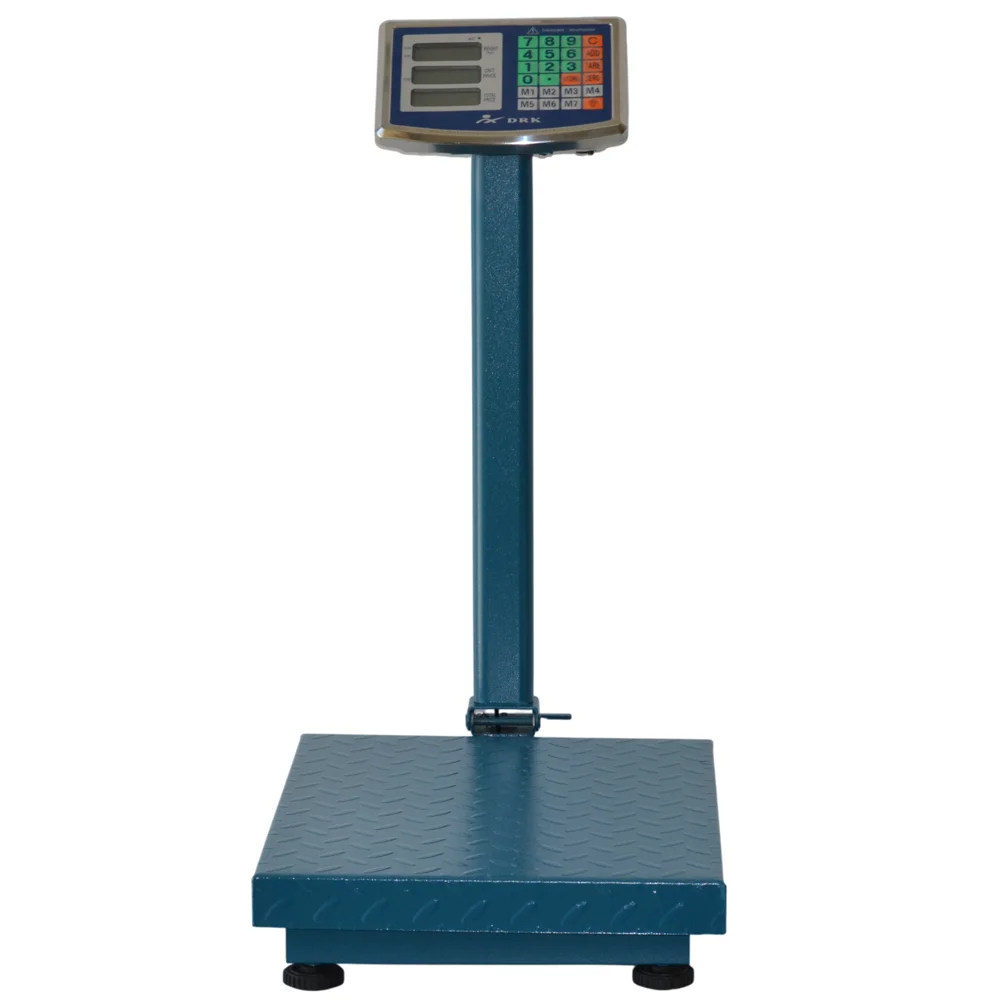 Cantare electronice - Cântar electronic cu platformă 300 kg, afișaj dublu LCD iluminat și acumulator