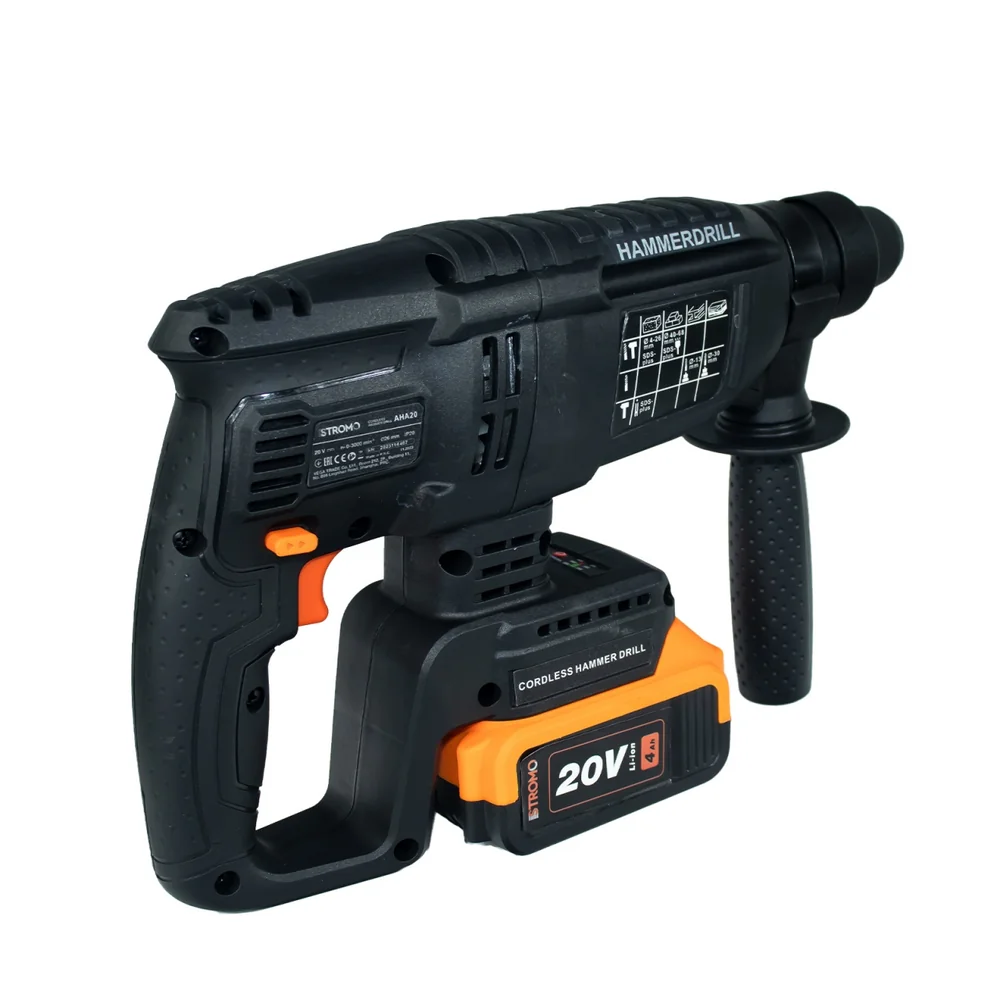 Ciocan rotopercutor pe acumulator 20V 4Ah, Brushless, 3 J, 1400 rpm, 3200 bpm, AHA20 [1]