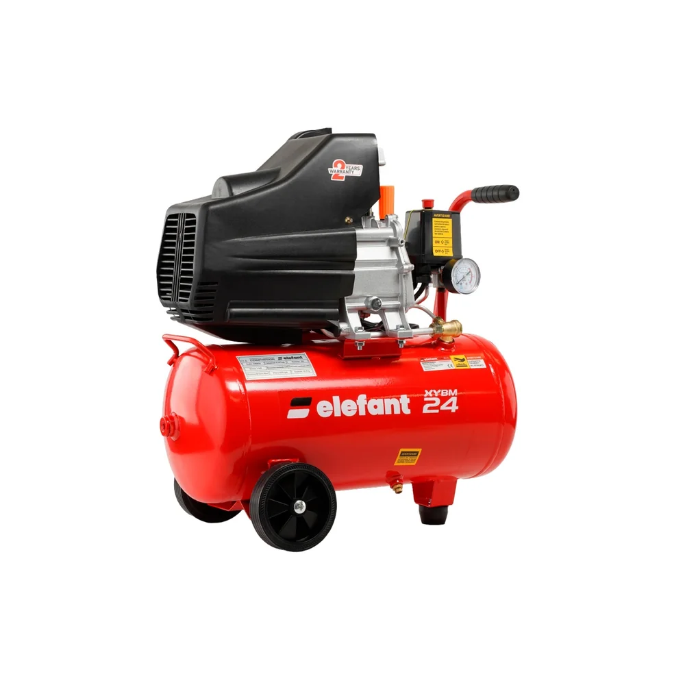 Compresoare și accesorii aer - Compresor aer 24 L, 1,5 CP, 8 bar, 220 V, debit 0,1 m³/min, XYBM24