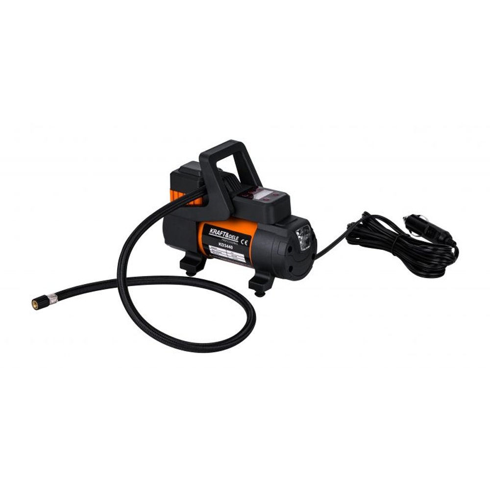 Compresor auto 12V, 168 W, 200 PSI, 45 l/min, afișaj digital, geantă, KD3440 [1]