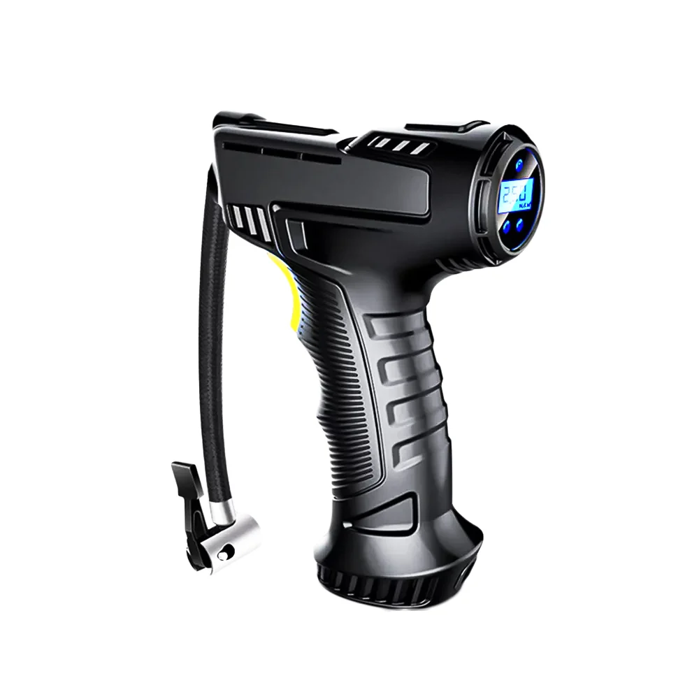 Oferta zilei - Compresor Auto si Moto cu Acumulator inclus, portabil, multifunctional 120W