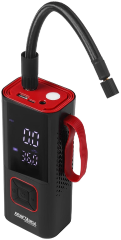 Oferta zilei - Compresor Portabil cu Acumulator 7800mAh, 85W, Presiune 10 Bari, Funcție Powerbank și Lanternă LED