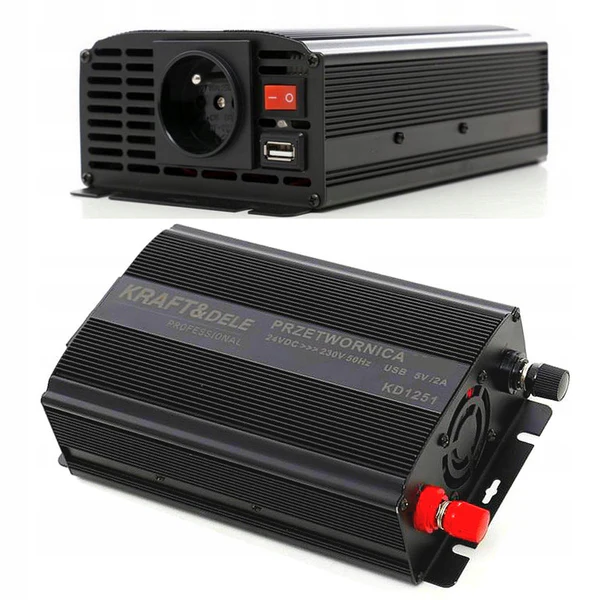 Oferta zilei - Convertor curent auto 12V la 220V, 700W putere puls - Alimentare versatilă pentru dispozitive auto