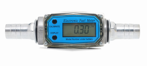 Oferta zilei - Debitmetru Digital pentru Combustibil și Ulei, Afișaj LCD, Precizie 0.5%, Debit 20-75 l/min, Presiune 20 Bar