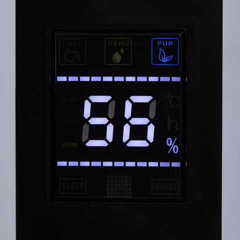 Dezumidificator de Aer Silențios 65W, Rezervor 2000ml, Purificare UV și Filtru TiO2, Telecomandă și Higrostat [1]