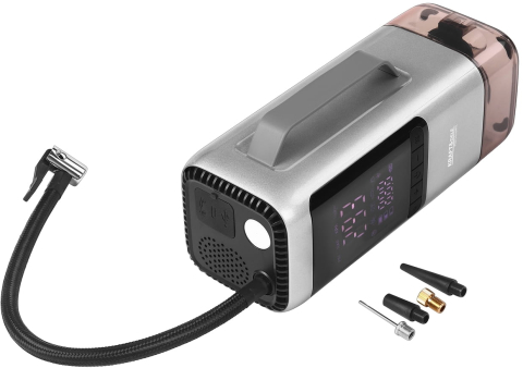 Dispozitiv Multifuncțional 6-în-1: Jump Starter, Compresor Foto, Aspirator Auto, Powerbank 10.000mAh, Suflantă și Lanternă [2]