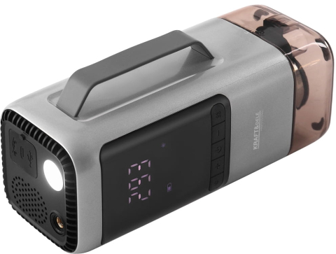 Starter auto - Dispozitiv Multifuncțional 6-în-1: Jump Starter, Compresor Foto, Aspirator Auto, Powerbank 10.000mAh, Suflantă și Lanternă