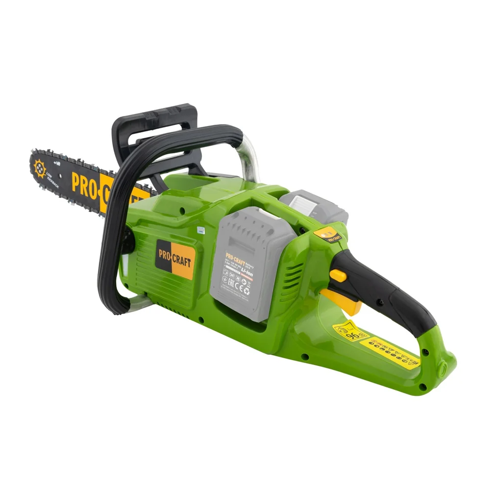 Drujbă pe acumulator PROCRAFT PCA/2 2x20V, 40V, lamă 35 cm, motor Brushless, PCA40/2 [Fără acumulator și încărcător] [3]