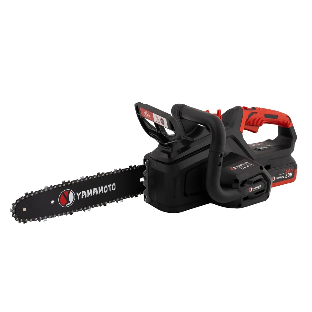 Drujbe electrice - Drujbă pe acumulator YAMAMOTO YM-126, 20V 4Ah, Brushless, lamă 30 cm, acumulator și încărcător incluse, YM.126