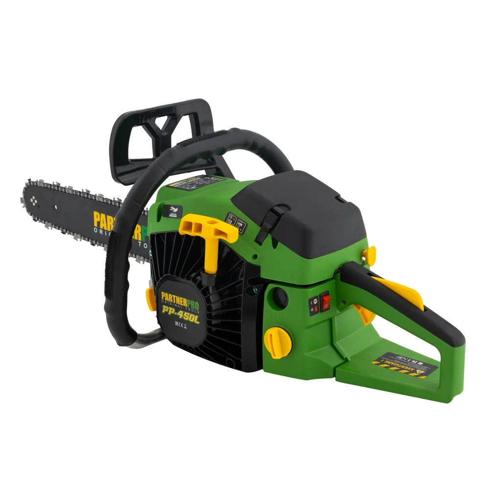 Drujbă pe benzină 3,1 CP, lamă 38 cm, 8500 rpm, lanț 0.325", 64 pinteni, PP-450L [2]